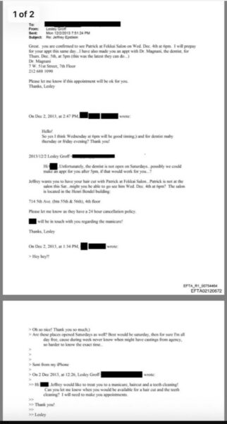 Epstein's files are getting increasingly strange.